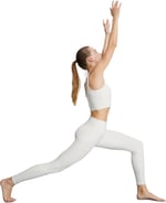 Yüksek Bel Yoga Taytı Sıcak Tutan Yumuşak Dokulu