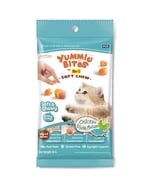 Yummie Bites Yumuşak Çiğnenebilir Kedi Ödülü Tavuk ve Mavi Yüzgeçli Orkinos Aromalı