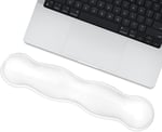 Yumuşak Klavye Bilek Dinlenme Pedi 14,4 inç Konfor Havalı Silikon Jel Yastık Yazma Oyun Bilek Ağrı kesici Destek Pedi MacBook Magic Klavye Diğer Klavyeler Ofis ve Ev Aksesuarları (Şeffaf)