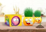 YUUP Emoji Temalı Çim Adam 6'lı Set – Çocuklar İçin Eğitici ve Eğlenceli Bitki Yetiştirme Kiti