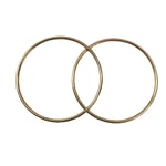 Yuvarlak Metal Çanta Sapı 13 cm CC2 01 Altın