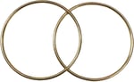 Yuvarlak Metal Çanta Sapı 13 cm CC2 01 Altın