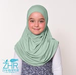 ZAHRANUR HİJAB Viskon Tek parça Çocuk Pratik Eşarp
