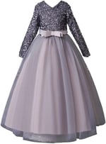 Zara Payetli Kız Çocuk Abiye - Kız Çocuk Elbise