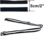 ZARPMA Bebek Ayarlanabilir Emniyet Kemeri, Çocuk Çocuk için Emniyet Kemeri Bebek Güvenli Kayış 5 cm Genişlik, Bebek Sandalyesi, Çocuk Sandalyesi, Bebek Arabası, Bebek Arabası için (Mavi-Beyaz-Mavi)