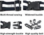 ZARPMA Bebek Ayarlanabilir Emniyet Kemeri, Çocuk Çocuk için Emniyet Kemeri Bebek Güvenli Kayış 5 cm Genişlik, Bebek Sandalyesi, Çocuk Sandalyesi, Bebek Arabası, Bebek Arabası için (Mavi-Beyaz-Mavi)