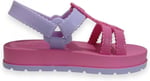 ZAXY Zxnina 18641K Nina Conectada Baby Pembe Kız Çocuk Sandalet, DD0465 LIGHT VIOLET/DARK PINK, 25,5