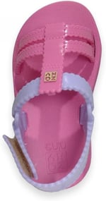 ZAXY Zxnina 18641K Nina Conectada Baby Pembe Kız Çocuk Sandalet, DD0465 LIGHT VIOLET/DARK PINK, 24
