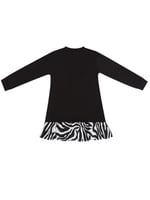 Zebra Kalpli Kız Çocuk Elbise