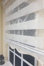Zebra Stor Nakışlı Beyaz Etek Dilimli STB 470