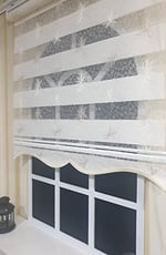 Zebra Stor Nakışlı Beyaz Etek Dilimli STB 470