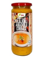 ZEL Kolajenli Anadolu Çorbası 480 ml – İlikli Kemik Suyundan, Hazır İçime Uygun, Katkısız, Geleneksel Lezzet, Yüksek Proteinli Sıvı Çorba