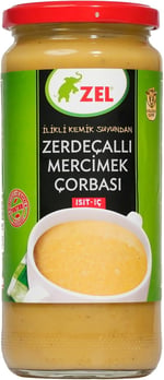 ZEL Zerdeçallı Mercimek Çorbası 480 ml – İlikli Kemik Suyundan, Hazır Geleneksel Çorba
