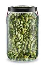 Zencefil Organik Kabak Çekirdeği İçi Bi Kavanoz 660 cc. Cam Kavanozda Saf Katkısız Kabak Çekirdeği Dried Pumpkin Seed