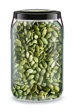 Zencefil Organik Kabak Çekirdeği İçi Bi Kavanoz 660 cc. Cam Kavanozda Saf Katkısız Kabak Çekirdeği Dried Pumpkin Seed