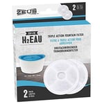 Zeus 91403 H2eau Üçlü Aksiyon Su Çeşmesi Filtresi (2 paket)