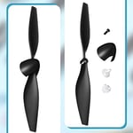 Zhanmai 3 Set Yedek Rc Uçak Pervanesi Rc Uçak Karbon Fiber Burun Konisi TR-C285G Rc Düzlem ve TR-C385 ile Uyumlu 4 Kanallı Uzaktan Kumandalı Uçak Pervane Koruyucular ve Adaptörler