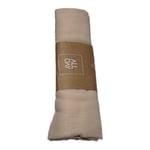 Zigzag Pamuk Jakar Şal Bej