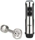 Zilan, Metal El Mikseri, 1200 Watt Güç, Modern Tasarım ile LED Işık, Paslanmaz Çelik Gövde, Turbo Fonksiyonu, Sıvı Hız Kontrolü, Paslanmaz Çelik Muhafaza