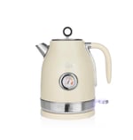 Zilan ZLN1184 Retro Su Isıtıcısı – 1,7L Kapasiteli Krem Kattle, 2200W Güç, 360° Kablosuz Tasarım