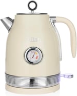 Zilan ZLN1184 Retro Su Isıtıcısı – 1,7L Kapasiteli Krem Kattle, 2200W Güç, 360° Kablosuz Tasarım