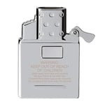 Zippo Unisex'in Bütan Çakmak Ekleme-Çift Torch, Krom, Bir Boyut