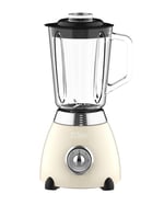 ZLN1207 Retro stand blender, 1,5 l cam hazneli, parçalayıcı, Smoothie makinesi, mikser, paslanmaz çelik bıçak, 2 hız ve nabız fonksiyonu, paslanmaz çelik gövde, güçlü mikser, vintage tasarım
