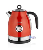 ZLN7033 60'lı yılların retro su ısıtıcısı, 1,7 litre,%100 BPA içermez, 2000 Watt, paslanmaz çelik iç kısım, analog sıcaklık göstergeli, çay makinesi, otomatik kapanma, gösterge lambası