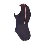 Zoggs Cable Zipped Hi Neck kadın mayosu