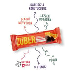 Züber Kakaolu ve Portakallı Meyve Bar 40g x 12 Adet - Seçenekler: 1-Pack, 2-Pack, 1-Pack (2 paketi)