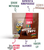 Züber Kidz Sütlü Kakaolu Meyve Topu 42g x 12 Adet