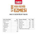 Züber%100 Fıstık Ezmesi 315 Gr
