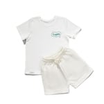 Zuppers 2li Organik Pamuk T-Shirt Şort Takım(0-4 Yaş) - Ekru - 6-12 Ay