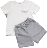 Zuppers 2li Organik Pamuk T-Shirt Şort Takım(0-4 Yaş) - Duman Gri - 6-12 Ay