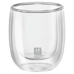 Zwilling Çift Camlı 2'li Espresso Bardak Seti, Şeffaf, 80 ml
