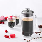 Zwilling Çift Camlı 2'li Espresso Bardak Seti, Şeffaf, 80 ml