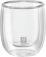 Zwilling Çift Camlı 2'li Espresso Bardak Seti, Şeffaf, 80 ml