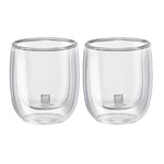 Zwilling Çift Camlı 2'li Espresso Bardak Seti, Şeffaf, 80 ml