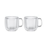 Zwilling Çift Camlı Kulplu 2li Cappucino Bardak Seti - 450 Ml