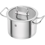 Zwilling Derin Tencere, 20 cm, Yuvarlak, 18/10 Paslanmaz Çelik - Bedenler: 16 cm, 20 cm, 6.25 liters