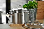 Zwilling Essence Tencere Seti, Paslanmaz Çelik ve Cam, 5 Parça, Gümüş Rengi