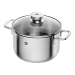 Zwilling Focus 5 Parça Tencere Seti, Paslanmaz Çelik, Gümüş Rengi