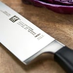 Zwilling Four Star Şef Bıçağı, Paslanmaz Çelik, Siyah