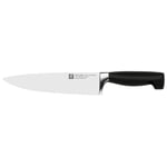 Zwilling Four Star Şef Bıçağı, Paslanmaz Çelik, Siyah