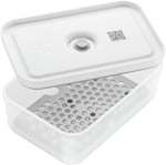 ZWILLING FRESH & SAVE VAKUM AKSESUARLARI SETİ PLASTİK KUTULAR İÇİN, M/L / 2-PARÇA