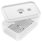 ZWILLING FRESH & SAVE VAKUM AKSESUARLARI SETİ PLASTİK KUTULAR İÇİN, M/L / 2-PARÇA