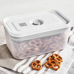 Zwilling Fresh & Save Vakumlu Saklama Kabı, M, Plastik, Yarı Şeffaf-Gri - Seçenekler: L / 3-pcs, 19 x 5 cm, 02)Mサイズ, único