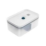 Zwilling Fresh & Save Vakumlu Yemek Taşıma Kabı, L, Plastik, Yari Şeffaf-Akdeniz Mavisi