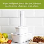 Zwilling Fresh & Save Vakumlu Yemek Taşıma Kabı, S, Plastik, Beyaz-Gri