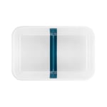Zwilling Fresh & Save Vakumlu Yemek Taşıma Kabı, L Düz, Plastik, Beyaz-Akdeniz Mavisi - Seçenekler: Medium Box, Large Box, Large Flat, Small Box